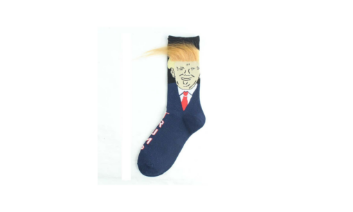 One or Six Pairs Trump Socks With Fake Hair - Image 8