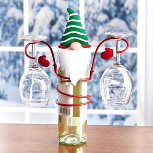 Christmas bottle Wine Glass Holder - Image 3