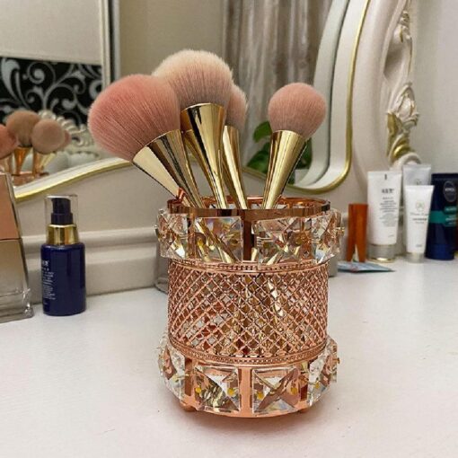 Crystal Effect Makeup Brush Holders - Image 3