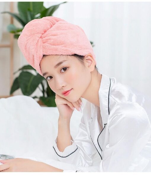 One, Two or Four Ultra Plush Microfiber Hair Towel Wrap - Image 17