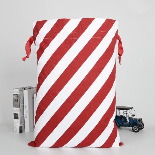 One or Two Large Canvas Christmas Drawstring Bags - Image 7