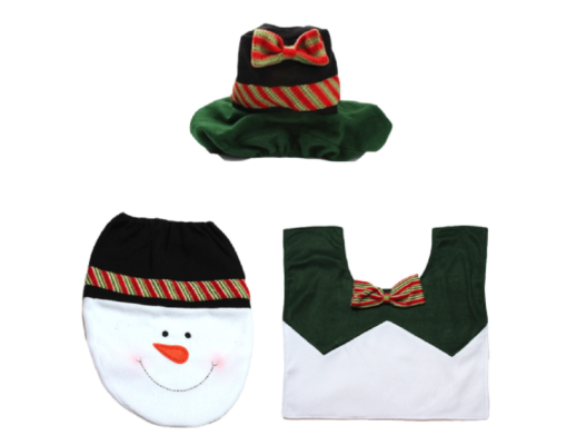 Christmas Toilet Cover Decoration Set - Image 10