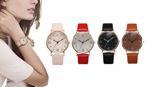 Quartz Wristwatches Leather Strap