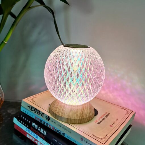 Glass Ball USB Desk Lamp Touch Sensor Lamps - Image 7