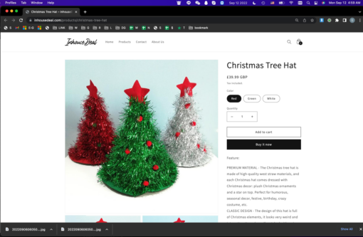 Christmas Tree Hat - Image 6