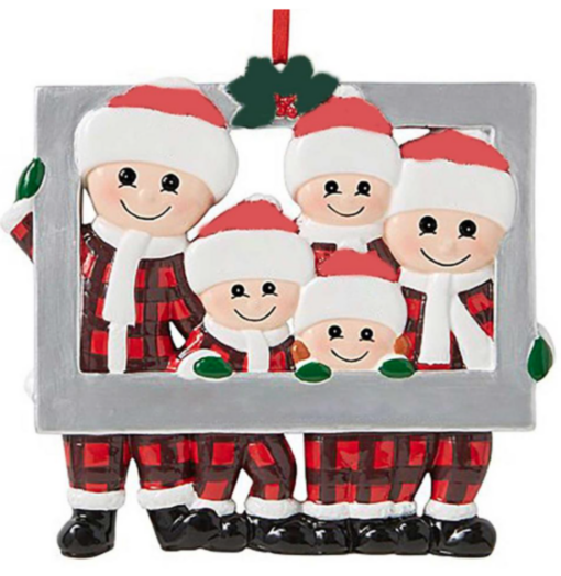 Personlised Family Photo Frame Christmas Tree Decoration - - Image 5