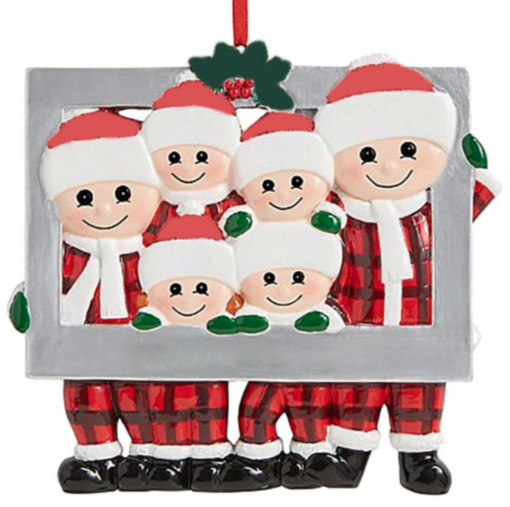 Personlised Family Photo Frame Christmas Tree Decoration - - Image 7