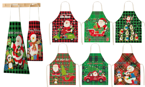 Christmas Cute Apron-16 Styles