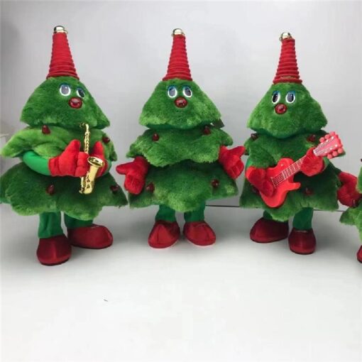 Dancing Christmas Tree Plush Xmas Tree Musical Deco - Image 7