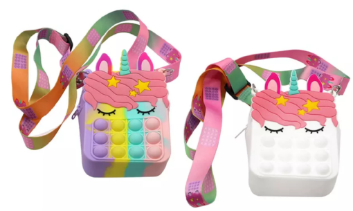 Unicorn Push Pop Fidget Bubble Shoulder Bag - Image 11