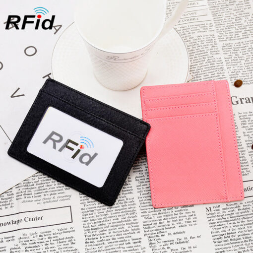 RFID Blocking Slim Leather Wallet - Image 15