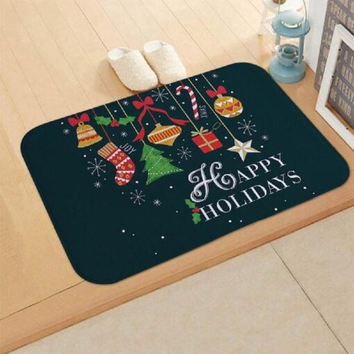 Non-Slip Flannel Christmas Carpet - Image 8