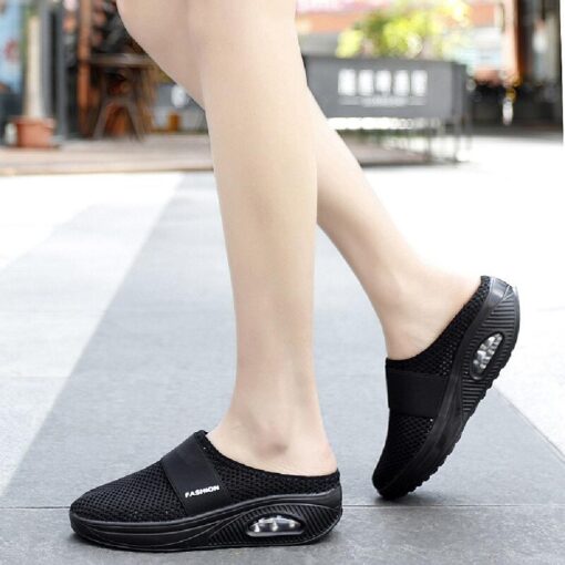 Air Cushion Slip-On Walking Shoes - Image 43