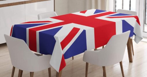 5 Sizes United Kingdom Flag British Tablecloth - Image 4