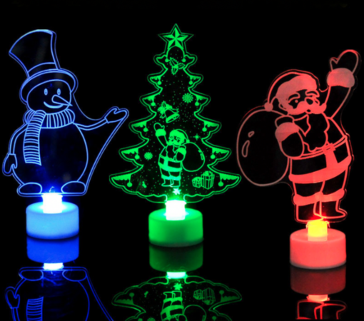 Colorful LED Acrylic Decorations Lamp - Image 4