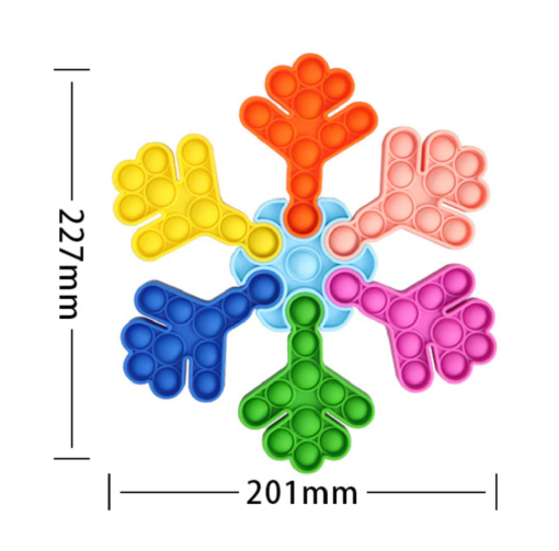 Christmas Colorful Silicone Press Bubbles Fidget Decoration - Image 10