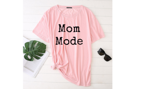 Mom Mode Printed Funny T-shirt - Image 8