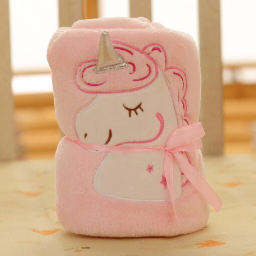 Unicorn Velvet Plush Throw Blanket - Image 4