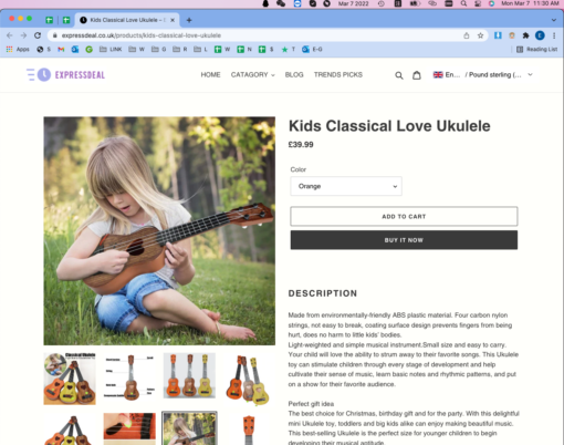 Kids Classical Ukulele - Image 2