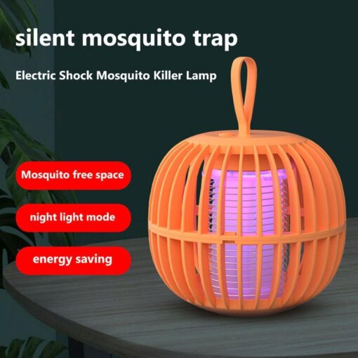 One or Two Pumpkin-Shaped Bug Zapper with LED Lights - Image 6