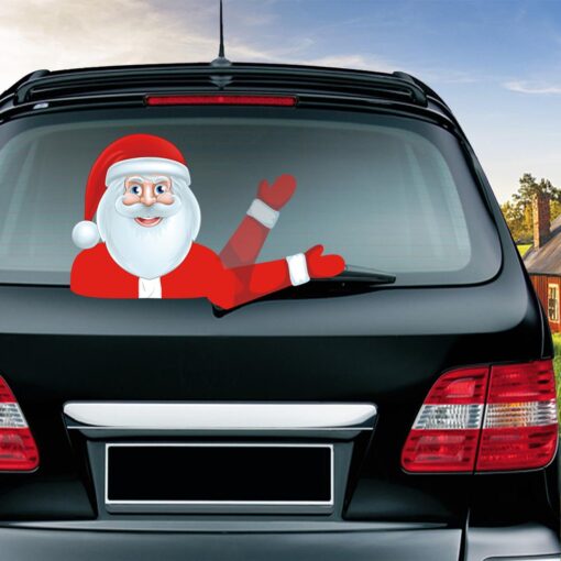 Removable Christmas Car Rear Wiper Sticker - - Image 20