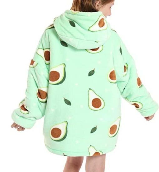 Kids Oversized Fluffy Hoodie Blanket - Image 22