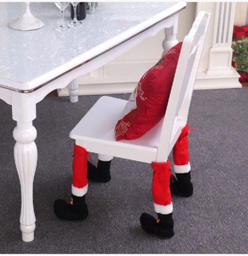 4 piece Christmas chair foot cover - Image 6