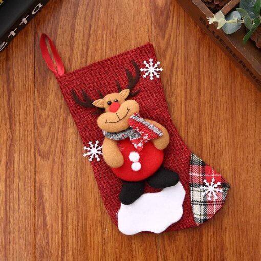 5 Styles 4pcs Christmas Stockings - Image 10