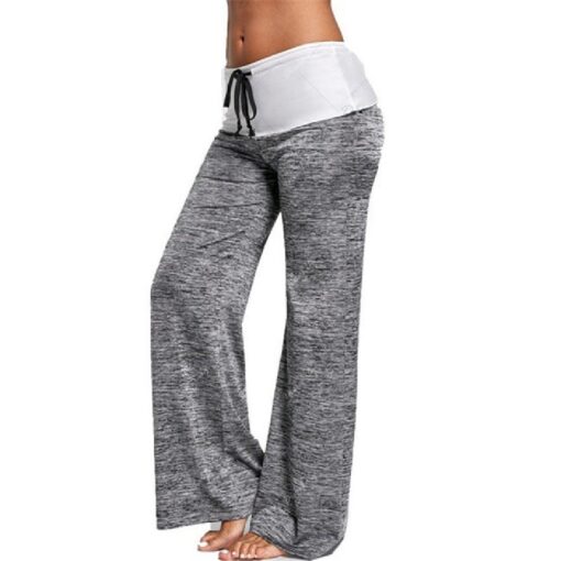 Casual Loose Wide Leg Yoga Pant - Image 7