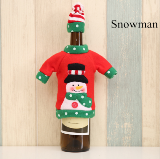 Christmas Wine Bottle Decoration - Image 5