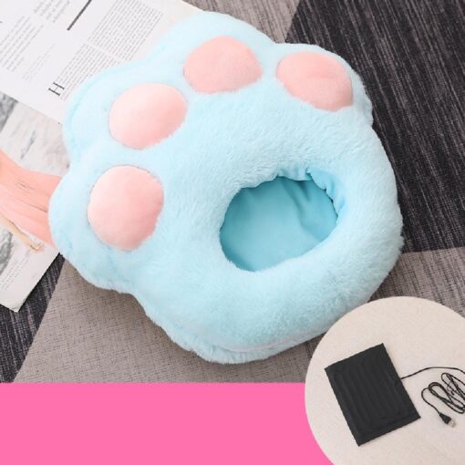 Washable Cat Paw Feet Warmers Heating Pad - Image 13