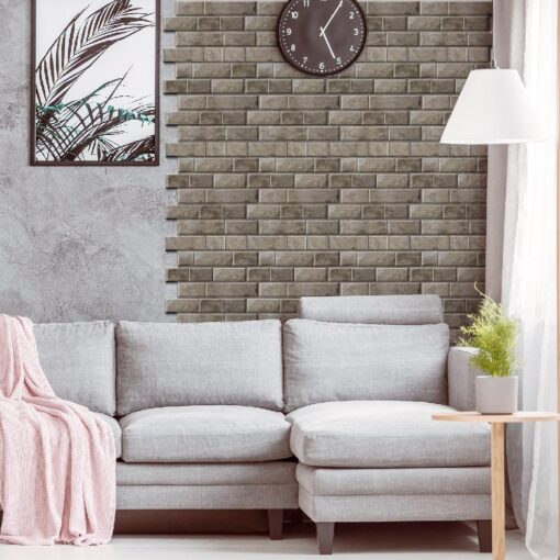 10 piece Waterproof PVC 3D Tile Brick Wall Sticker - Image 27