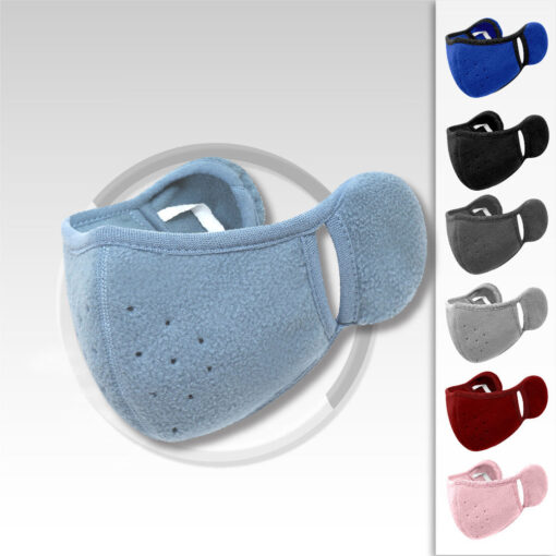 One or Two Windproof Breathable Mask with Warm Earmuff - Image 8