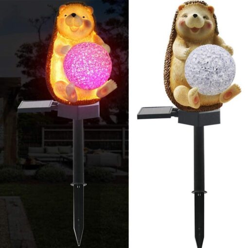 Led Hedgehog Solar Light - - Image 2