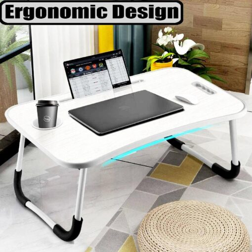 Adjustable Laptop Tablet Folding Desk Stand - Image 2