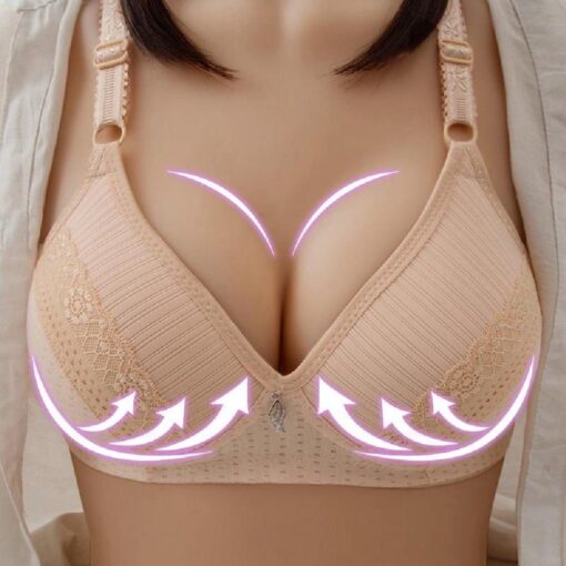 Soft Cup Gathered Adjustment Bra - Image 13