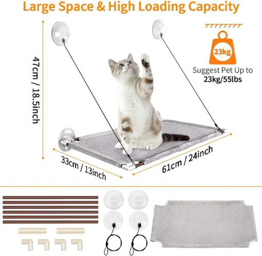 Cat Hammock with Suction Cups - Image 15