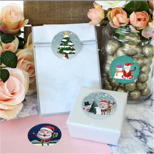 500Pcs Christmas Stickers - Image 5