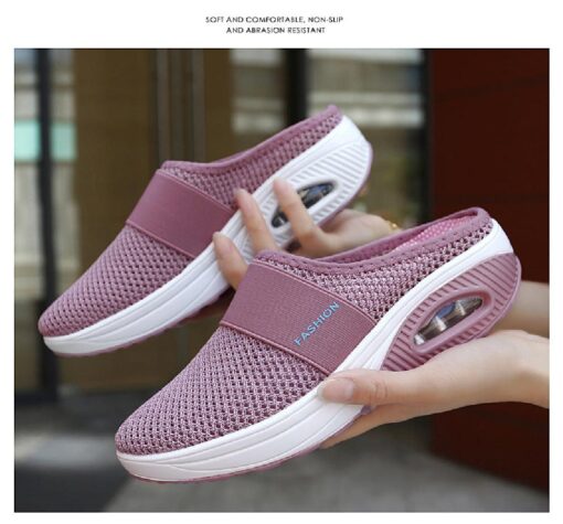 Air Cushion Slip-On Walking Shoes - Image 46