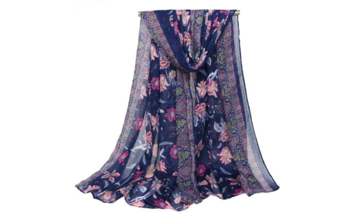 Fashion Flowers Print Women Wrap Scarf 2022-03-13 NL - Image 13