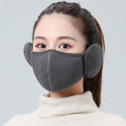 One or Two Windproof Breathable Mask with Warm Earmuff - Image 7