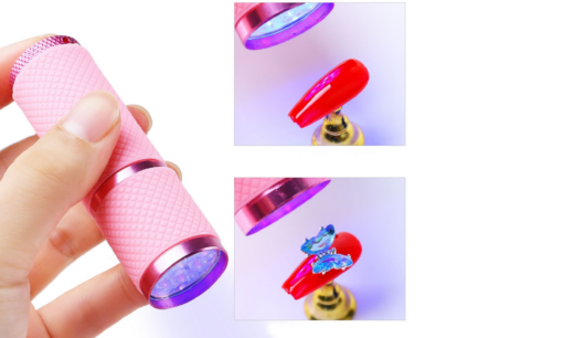 One or Four Mini Flashlight Nail Dryer - Image 7