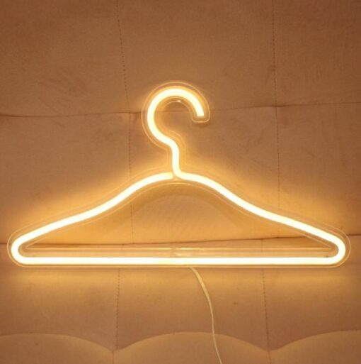 Led Neon Light Clothes Hanger - - Image 8