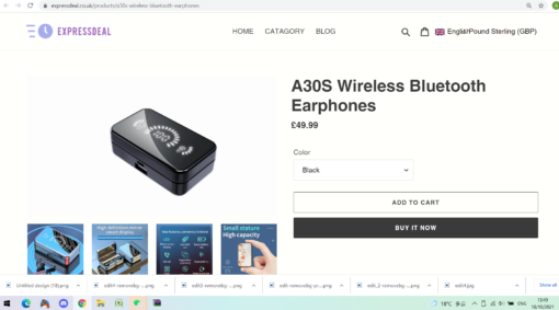 A30S Wireless Bluetooth Earphones - - Image 6