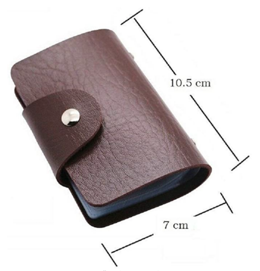 PU Leather 24 Slots Card Holder - Image 19