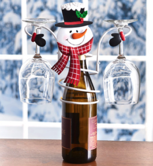 Christmas bottle Wine Glass Holder - Image 4