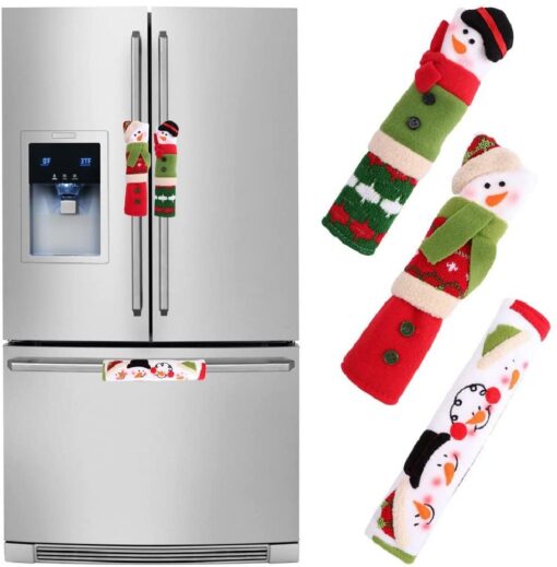 Set of Christmas Santa Designed Kitchen Appliance Handle Covers - Image 7