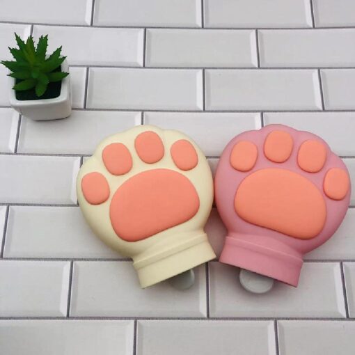 Cat Paw Shape Silicone Hot Water Bottle Cove - Image 5