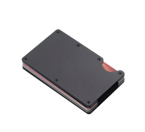 RFID Credit Card Holder with money clip - Image 9