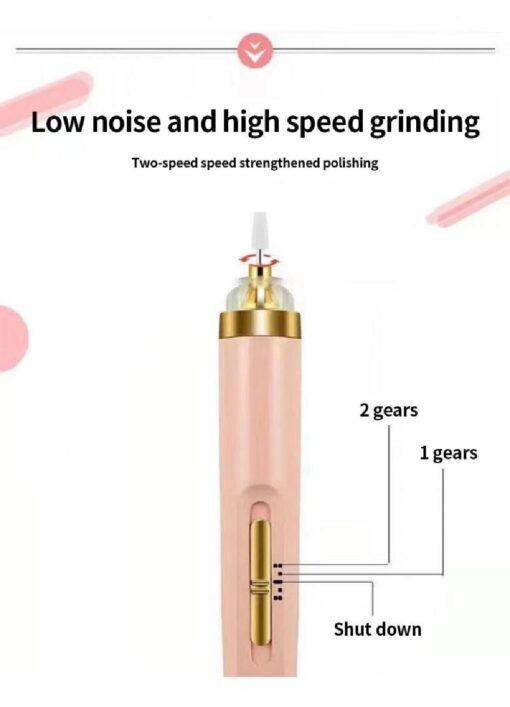 Professional Manicure Nails LED Portable Grinder - Image 14